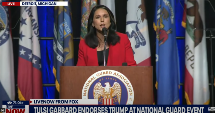 Tulsi Gabbard, Endorses Trump to Defeat Leftist Extremism